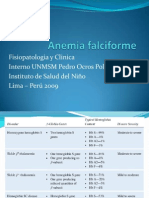 Anemia Falciforme (sickle cell) en Pediatría