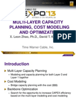 Multi-Layer Capacity Planning, Cost Modeling and Optimization