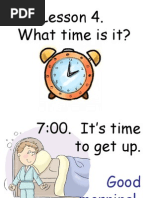 Download 4th Lesson What Time is It by kristie129 SN17247764 doc pdf
