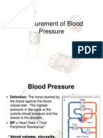 Measurement of Blood Pressure