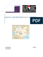 Kenya Business Fact Sheet