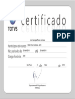 Certificado Luiz