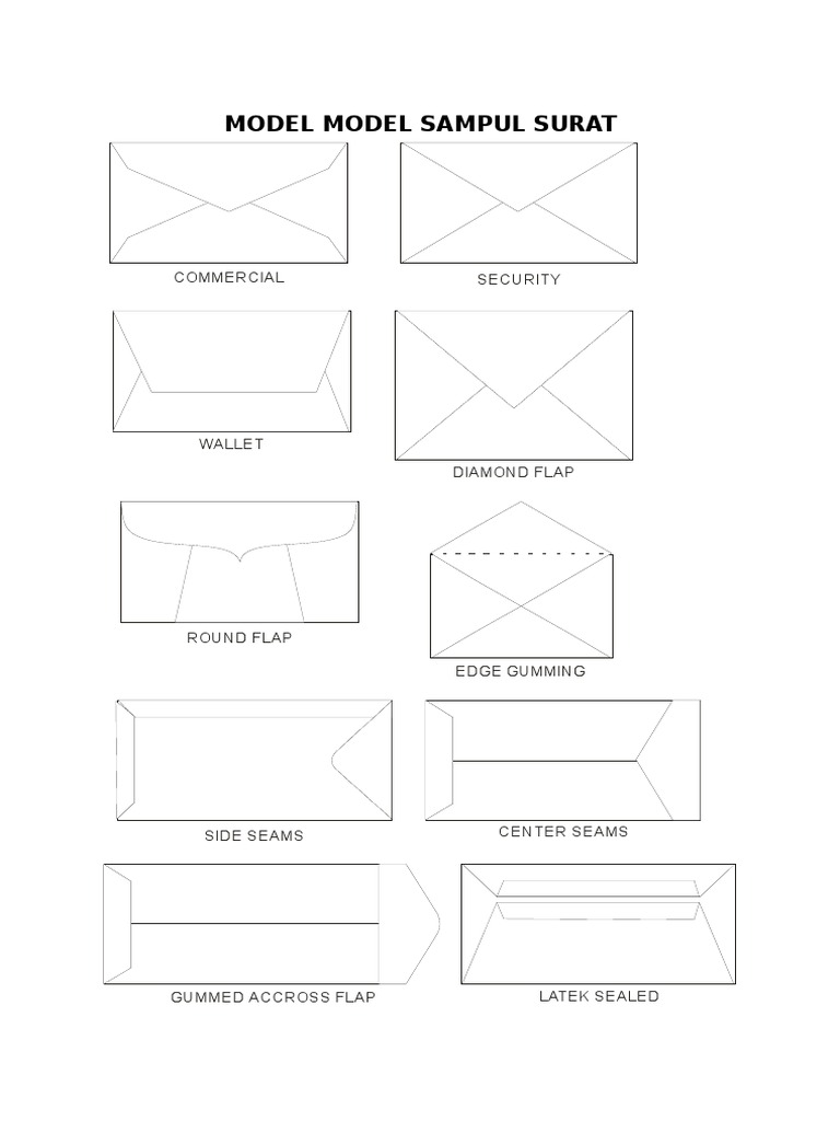 Model Model Sampul Surat Pdf