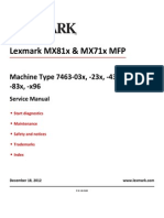 Mx81x Mx71x Service Manual