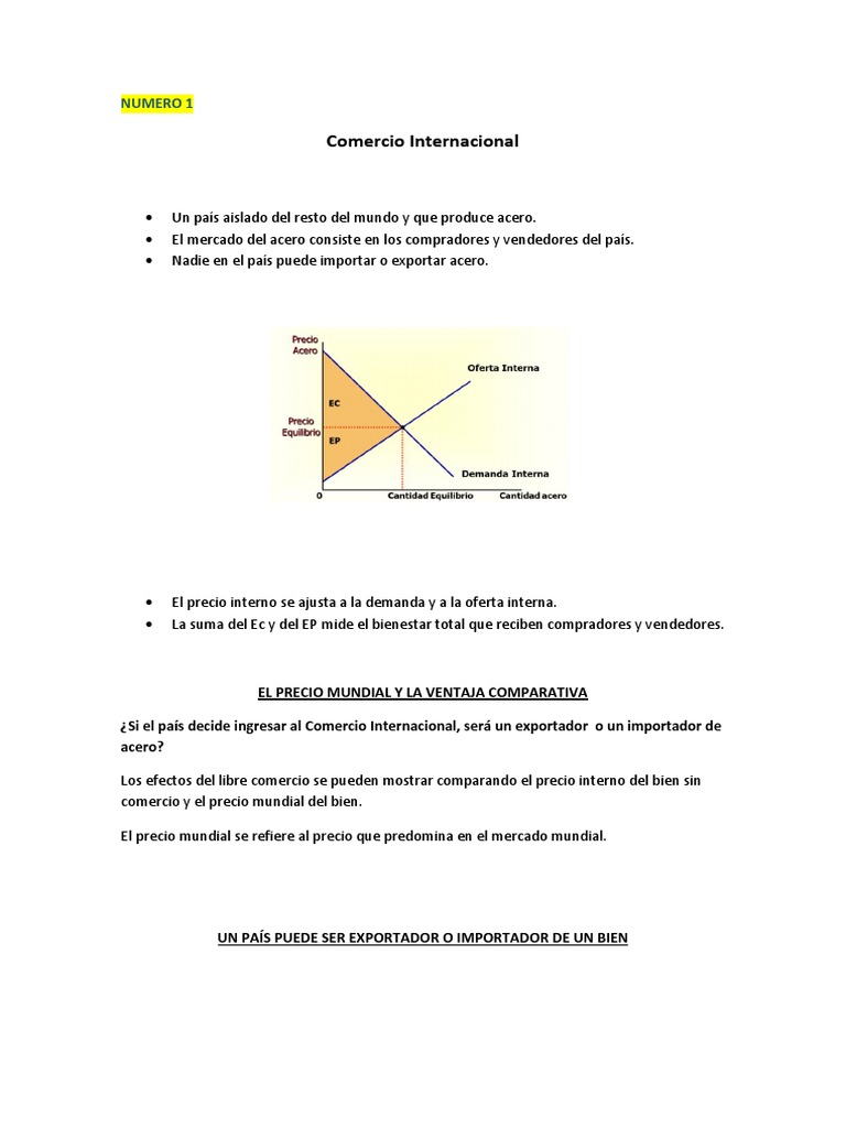 Efectos del Comercio Internacional en Textilia | PDF | Excedente ...