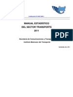 Manual Estadistico Del Sector Transporte 2011