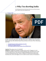 Jim Rogers Why I Am Shorting India
