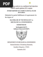Download CFD analysis of manifold by sraviteja SN172504049 doc pdf