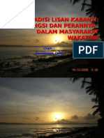 Kabanti, Fungsi Dan Perannya Dalam Masyarakat Wakatobi