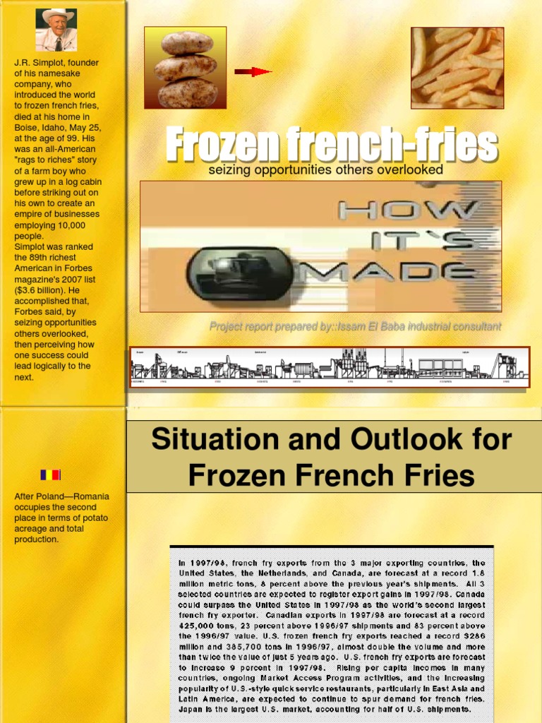 Frozen French Fries Market Insights | PDF | Potato | French Fries