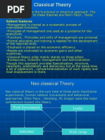 Classical Theory