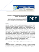 Aplicação Da Contabilidade de Custos em Uma Empresa de Comércio