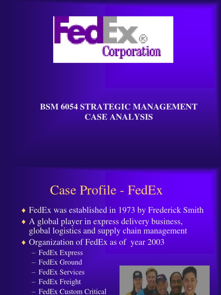 Fedex overview essay picture
