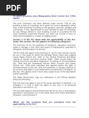 RENT LAW