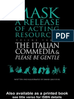 David Griffiths Mask a Release of Acting Resources Volume Three - The Italian Commedia & Please Be Gentle 1998