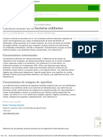 Características de La Bacteria Coliforme Ehow en Español