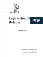 legislación basica de la Defensa