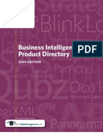 Business Intelligence Product Directory 2009