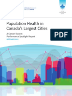 Population Health in Canada's Largest Cities