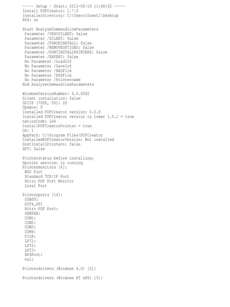 Setup Log | PDF | Microsoft Windows | Proprietary Software