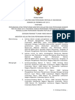 PERATURAN 
MENTERI KELAUTAN DAN PERIKANAN REPUBLIK INDONESIA
NOMOR 26/PERMEN-KP/2013 
TENTANG
PERUBAHAN ATAS PERATURAN MENTERI KELAUTAN DAN PERIKANAN NOMOR 
PER.30/MEN/2012 TENTANG USAHA PERIKANAN TANGKAP DI WILAYAH
PENGELOLAAN PERIKANAN NEGARA REPUBLIK INDONESIA