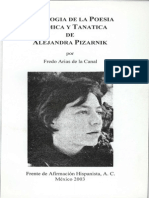 Alejandra Pizarnik - Antología de la Poesía Cósmica y Tanática de Fredo Arias de la Canal