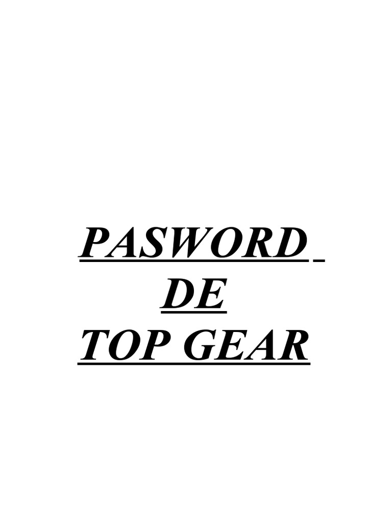 Top Gear PDF