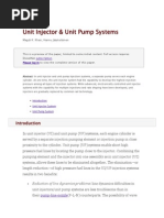 Unit Injector & Unit Pump System