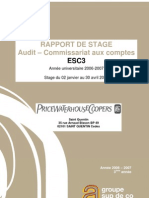 raport de stage  commissariat aux comptes