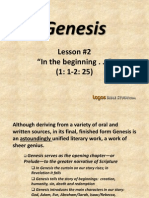 2. in the Beginning... (Genesis 1