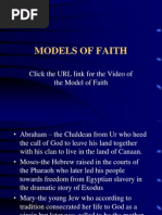 Contemporary Models of Faith