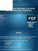 Reconciliación Nacional y lucha por Derechos Humanos