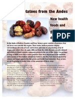 Native Potatoes From The Andes: New Health Foods and Gourmet Delights