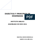 Didactica y principios de enseñanza (1)