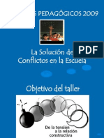 La Solución de Conflictos en la Escuela  1 octubre 2013