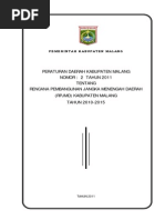 Download Buku RPJMD Kab Malang Tahun 2010-2015 by Hery Setiawan Purnawali SN172621961 doc pdf