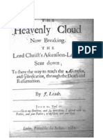 Jane Lead - The Heavenly Cloud Now Breaking