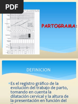 Partograma 1 Parto Especialidades Medicas