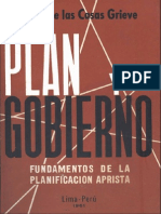 Plan y Gobierno. Fundamentos de La Planificación Aprista - Luis F. de Las Casas Grieve