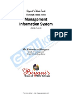 management information system MBA