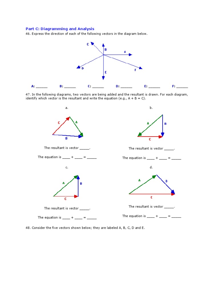 Vector Analysis Exercises | PDF | Teaching Methods & Materials