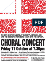 Concert - Christ Church Southgate - Friday 11 October 2013 at 7.30pm with Haderslev Cathedral (Denmark) Boys Choir