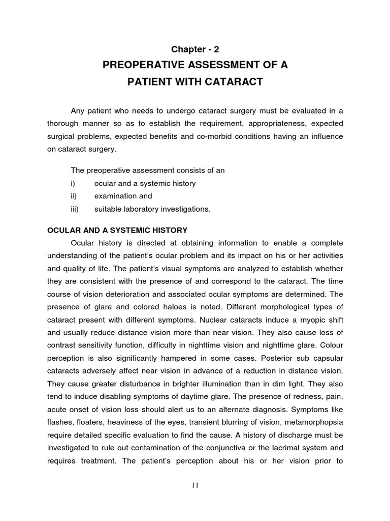 02 Preoperative Assessment of A Patient With CataractFinal PDF