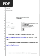 Sample Motion For Leave To Amend A Pleading in California