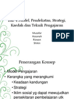 Bab 4 Model, Pendekatan, Strategi