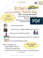 ST Pauls Community Health Day