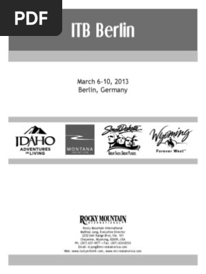 Itb Berlinn Tourism Business