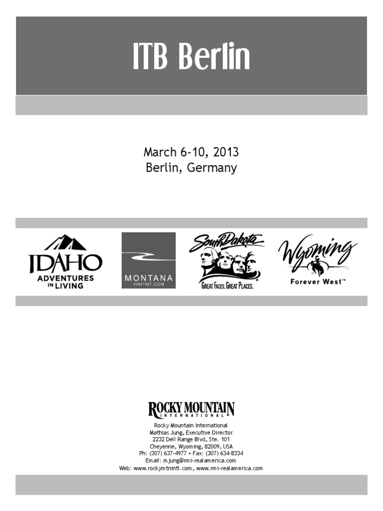 Itb Berlinn Tourism Business