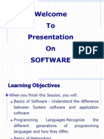 Welcome To Presentation On Software
