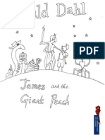 James and The Giant Peach Colouring Page